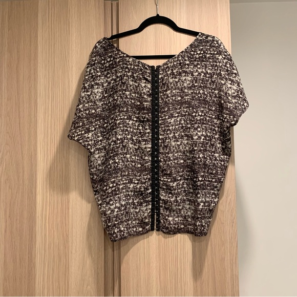 Joie Printed Silk Blouse - S - Picture 2 of 7